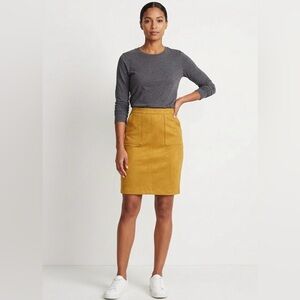 NYCC Faux Suede Pencil Skirt